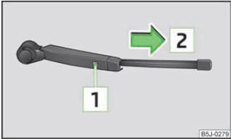 Abb. 33 Scheibenwischerblatt der Heckscheibe