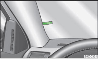 Abb. 85 Frontscheibe: Parkzettelhalter
